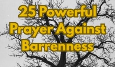 25 Powerful Prayer Against Barrenness