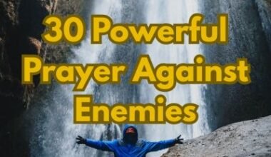 30 Powerful Prayer Against Enemies