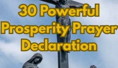 30 Powerful Prosperity Prayer Declaration
